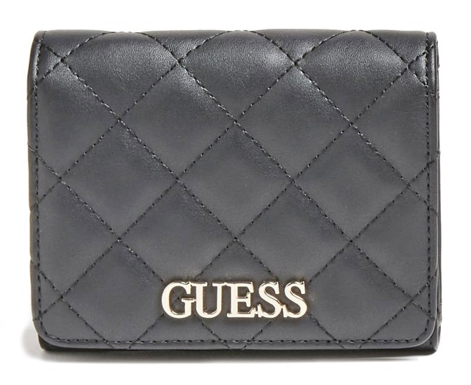 GUESS ILLY QUILTED MINI WALLET SWVG7970430-BLA