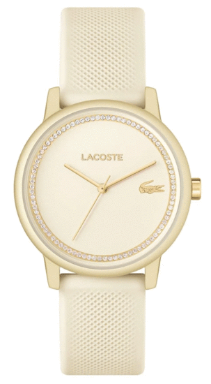 Lacoste.12.12 Go 3 Hand Watch Champagne Silicone 2001288