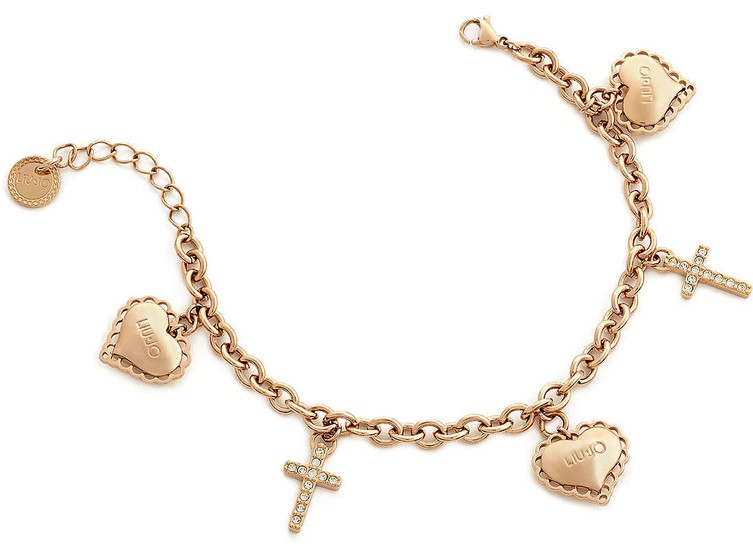 LIU JO Bracelet With Hearts And Crosses LJ1454