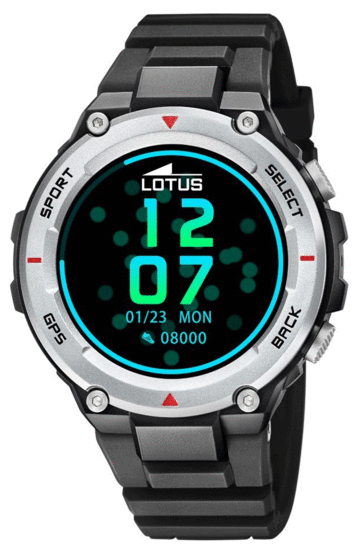 SMARTWATCH LOTUS SMARTIME 50024/2 WITH RUBBER STRAP, GPS, MEN