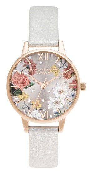 Olivia Burton Midi Shimmer Pearl & Pale Rose Gold Watch OB16BF29