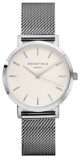 ROSEFIELD The Tribeca White Silver TWS-T52