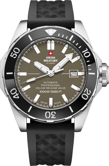 SWISS MILITARY BY CHRONO 1000M AUTOMATIC DIVE WATCH SMA34092.08