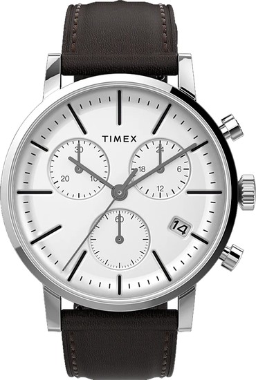 TIMEX Midtown Chronograph 40mm Stainless Steel Bracelet Watch TW2V36600