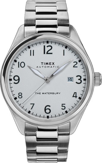 TIMEX Waterbury Traditional Automatic 42mm Stainless Steel Bracelet Watch TW2T69700