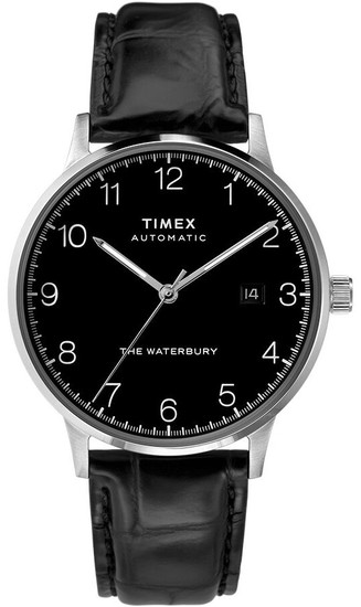 TIMEX Waterbury Classic Automatic 40mm Leather Strap WatchTW2T70000