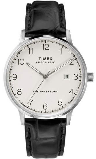 TIMEX Waterbury Classic Automatic 40mm Leather Strap Watch TW2T69900