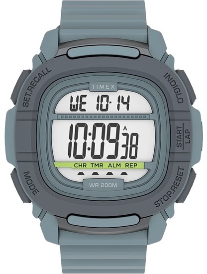 TIMEX Command™ 47mm Silicone Strap Watch TW5M35800