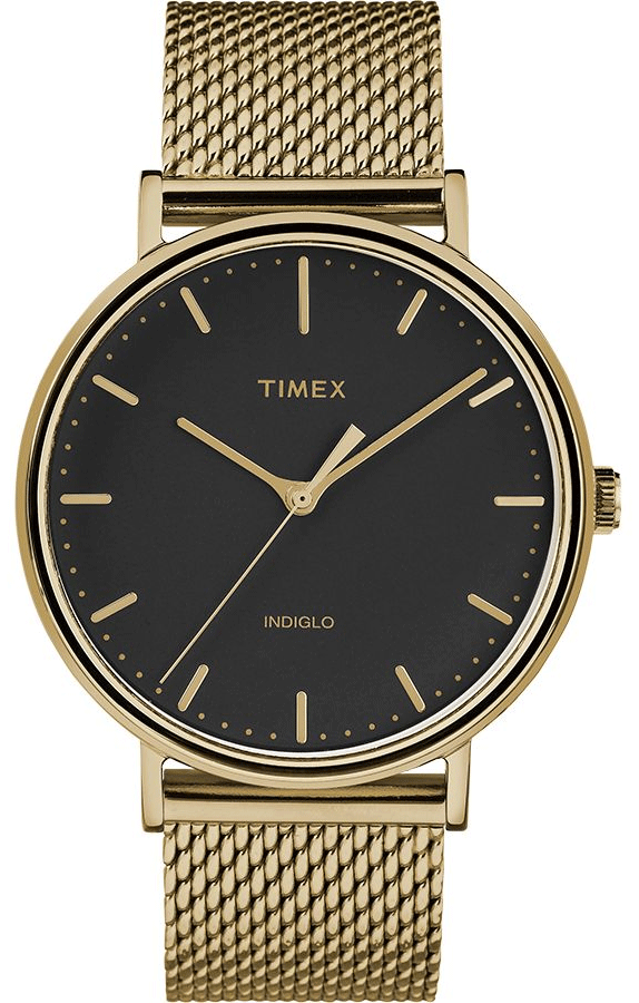 TIMEX Fairfield 41mm Stainless Steel Mesh Band Watch TW2T37300
