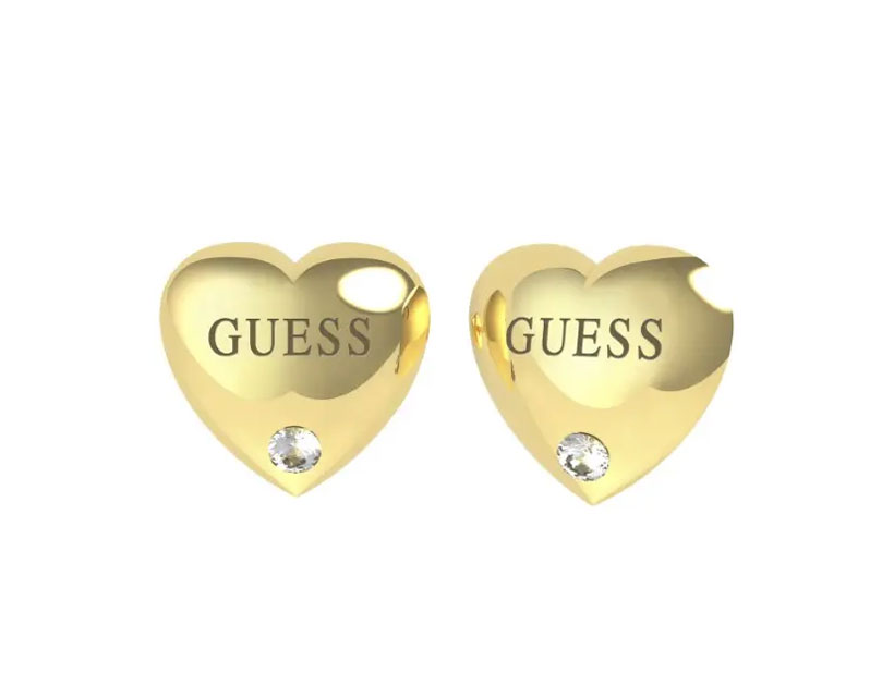 GUESS UBE70105 "GUESS IS FOR LOVERS" EARRINGS