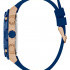 GUESS ROSE GOLD TONE CASE BLUE SILICONE WATCH GW0264G4