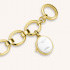 ROSEFIELD The Oval Charm Chain White Gold SWGSG-OV13