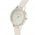 Olivia Burton Midi Blush Mother Of Pearl Sparkle Bezel, Silver & Grey Watch OB16MD100