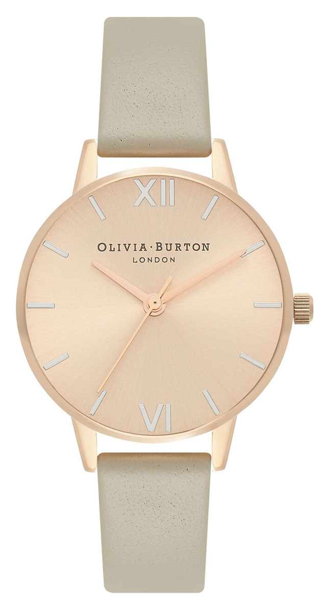 Olivia Burton Midi Dial Pale Rose Gold, Silver & Grey Watch OB16EN11