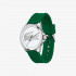 Lacoste Le Croc 3 Hands Watch - White With Green Silicone Strap 2011157