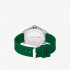 Lacoste Le Croc 3 Hands Watch - White With Green Silicone Strap 2011157