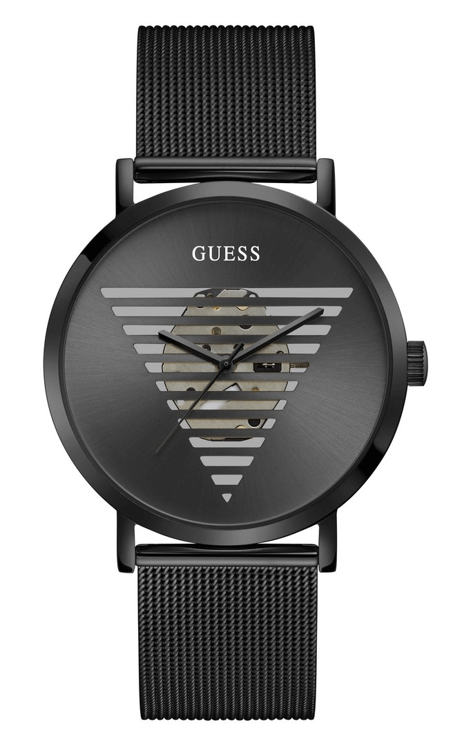 GUESS BLACK CASE BLACK STAINLESS STEEL/MESH WATCH GW0502G2