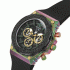 Guess Iridescent and Black Cut-Through Multifunction Watch GW0633G1
