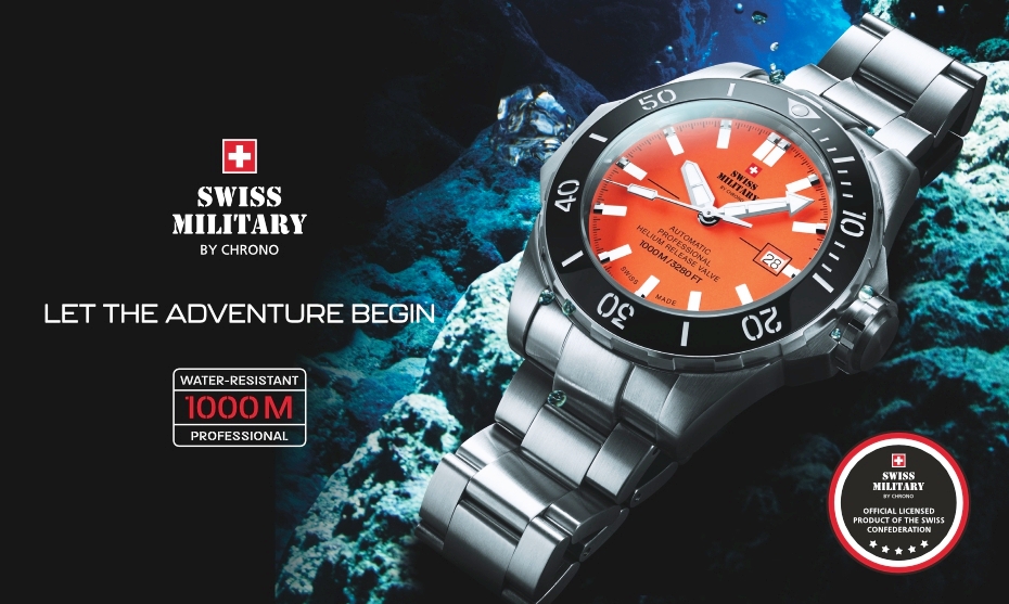 Swiss Military by Chrono Automatic Dive Watch SMA34092